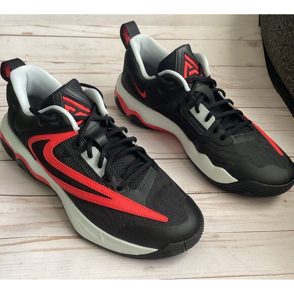 Nike Giannis Immortality 3  Men’s Basketball Shoes DZ7533-004 Black & Red 11 main image 4